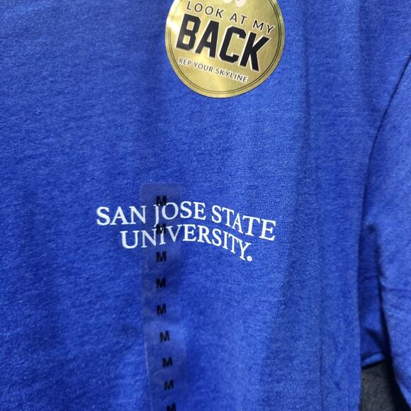 NEW SJSU SAN JOSE STATE UNIVERSITY SKYLINE USCAPE APPAREL T-SHIRT - M - Picture 3 of 5